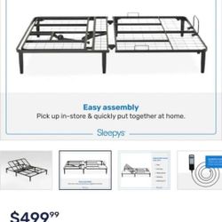 Sleepys adjustable Base King size