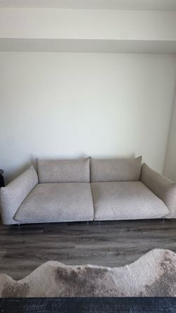 Light Brown Couch 89” - Used, Like New