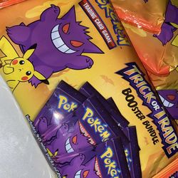 Trick Or Trade Holloween Pokemon Cards 