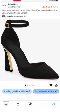 Closed toe pumps size 8