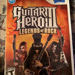 Guitar hero III Wii