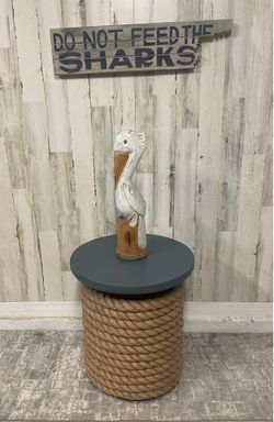 COASTAL SIDE TABLE - BLUE