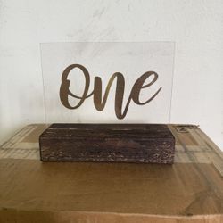 Table Numbers (wedding)