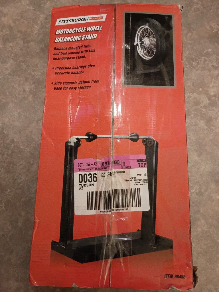 Motorcycle Wheel Balancing Stand