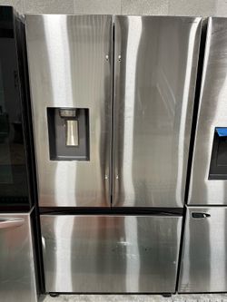 Samsung 31 Cu Ft French Door Refrigerator RF32CG5400SR 4 Types of Ice Smart Frid