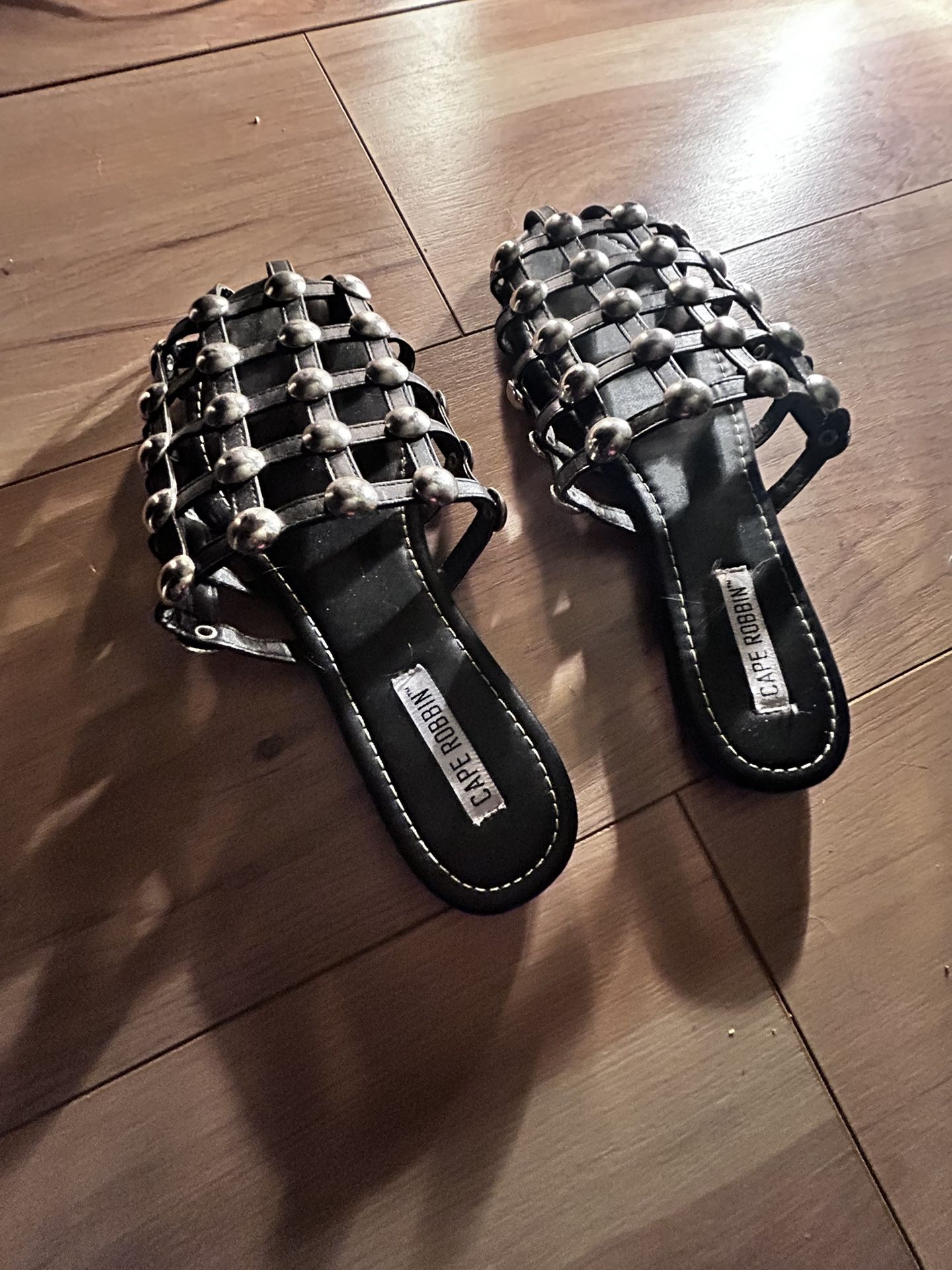 New Faux Alexander Wang Slides - Never worn 