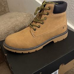 HI-TEC MENS NEW REZNOR 6” SOFT TOE WORK BOOT SZ 12 COLOR TAN