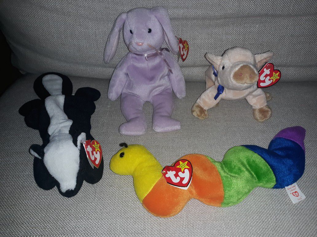 1990's TY Beanie Babies Lot!  Tags On! ALL $60.  Vintage! 