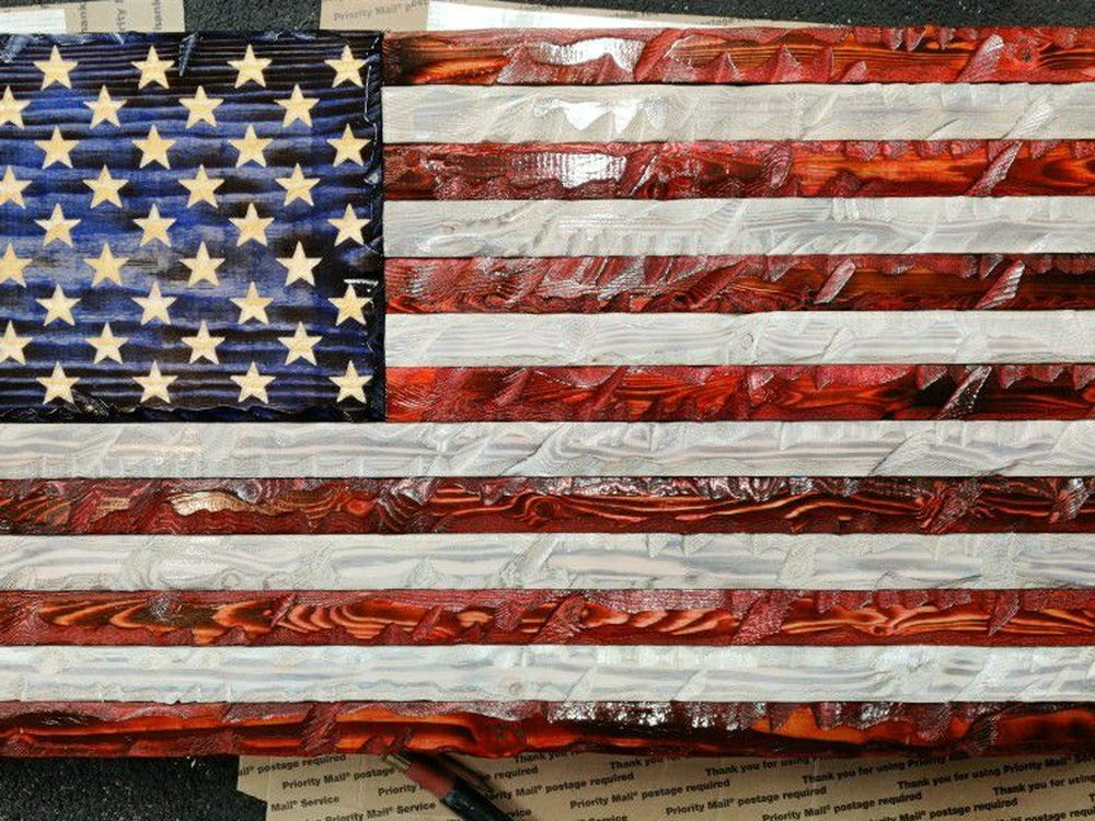Handmade Rustic Wooden Flags. Many Style And Custom D Signs Upon Request