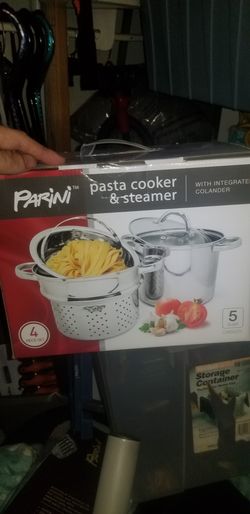 Pasta cooker and streamer