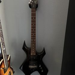 B.C. Rich Warlock signed by Michael Wilton of Queensryche
