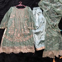 Fancy Formal Shalwar Kameez Pakistani Indian Desi Wear 