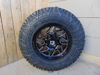 New 17X9 Black Gear Offroad Rims LT 285 70 17 Pioneer MT Tires 8X170 FORD F250/F350 & EXCURSION