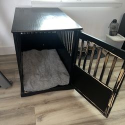 Large End Table Dog Crate 