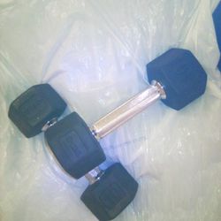 Rubber Dumbbell Weights 