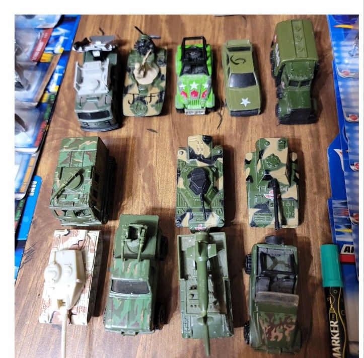 Die Cast Army Vehicles
