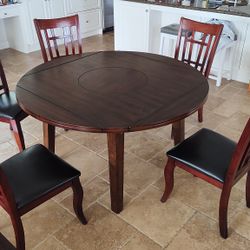 Convertible Wood Dining Table
