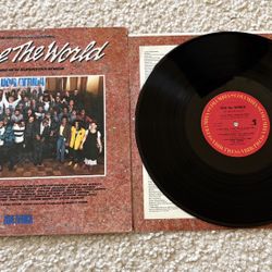 USA For Africa “We Are The World” Vinyl Lp 1985 Columbia Records Original Carrollton Pressing Nice Glossy Vinyl Pop. 