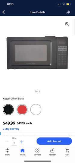 Proctor silex microwave/Black