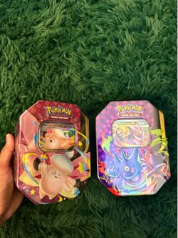 Pokemon Moonlit Gengar Tin & Clefable Tins