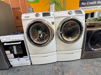 Lavadora y secadora a Pagos flexibles