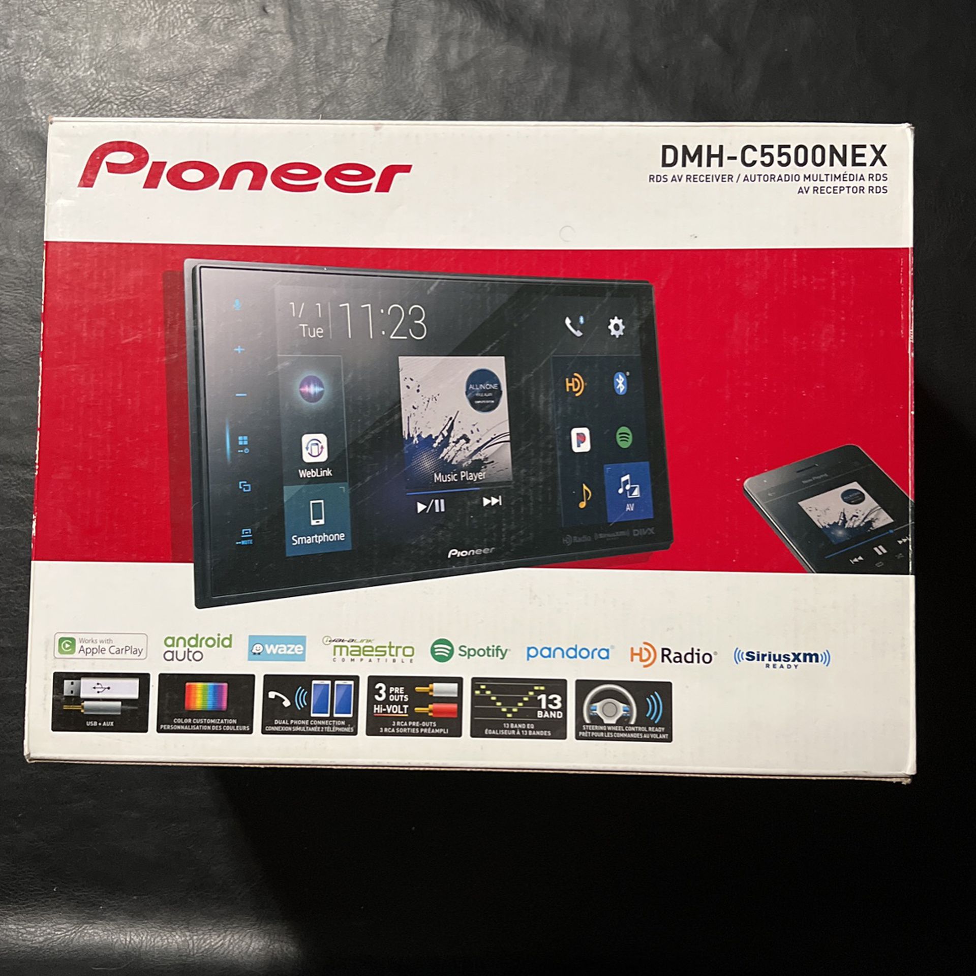 Used - Pioneer 8” Radio DMH-C5500NEX /pioneer-8-android-auto-apple-carplay-bluetooth-hd-radio-modular-s