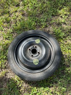 15-Inch 4-Lug Steel Spare Wheel - Rim Only