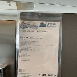 Frigidaire 20.0 Cu. Ft. Carbon Upright Freezer