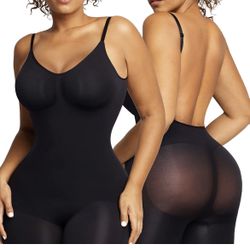 Popilush Shapewear Bodysuit for Women Tummy Control Seamless Backless Body Shaper for Dresses