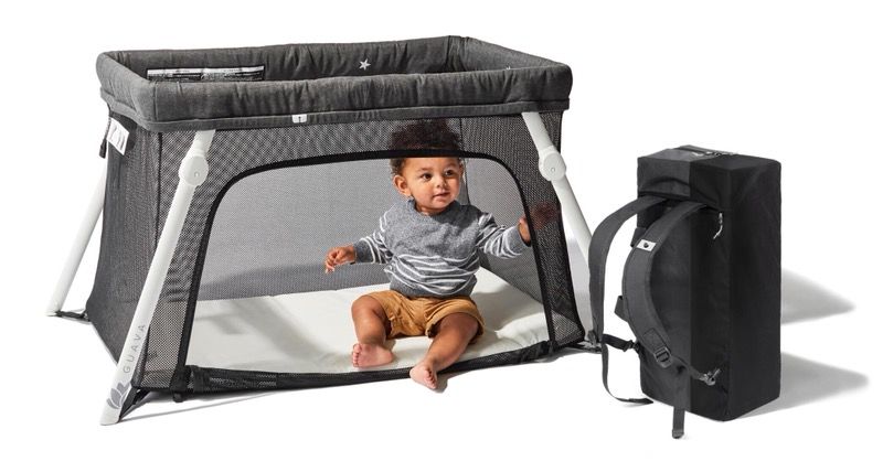 Lightly Used Guava Lotus Travel Crib (Pack n Play)