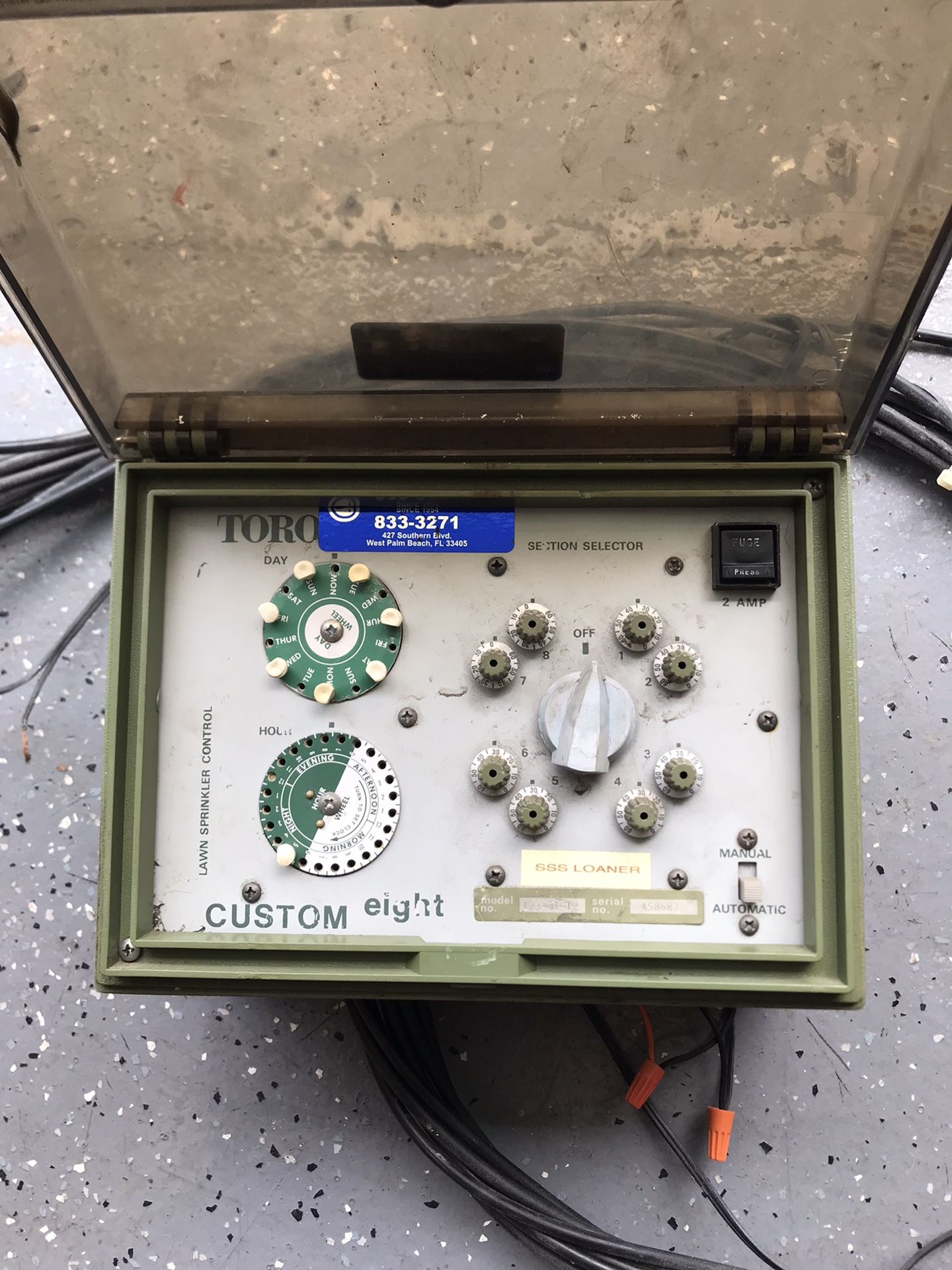 Old Irrigation Timer Toro Custom Eight