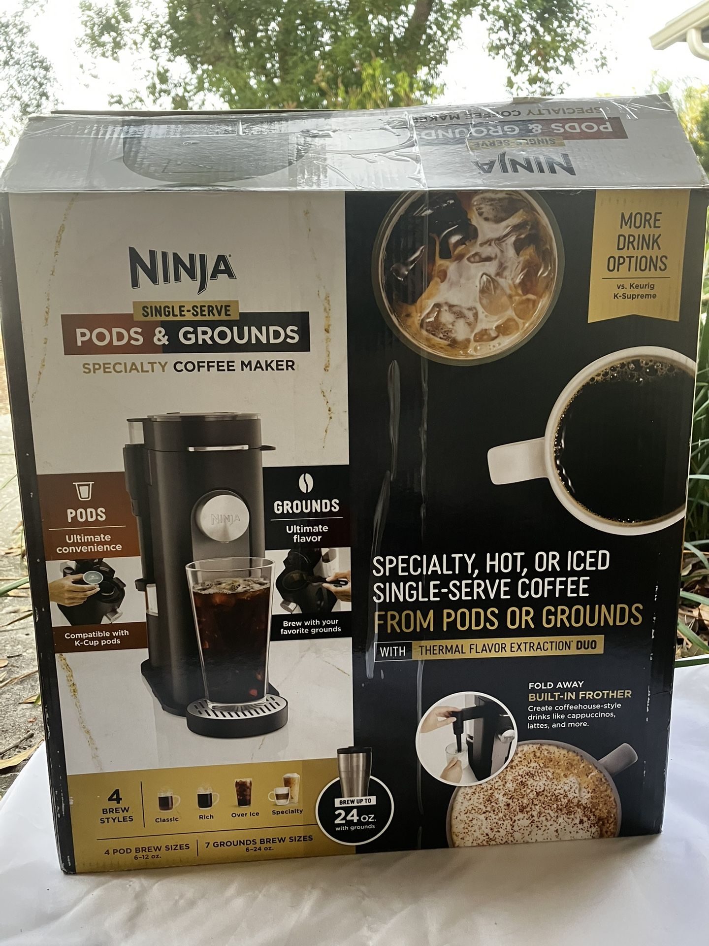 Pods & Grounds Ninja Coffee Maker Unused