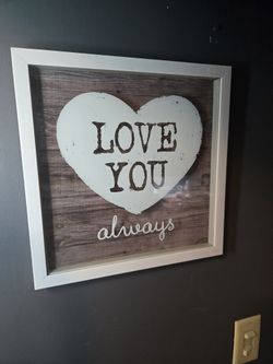 14x14 Love You Always Wall Decor