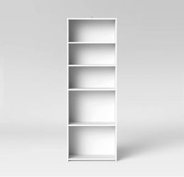 5 shelf bookcase