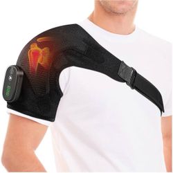 YUANBO Cordless Heated Shoulder Massager Wrap