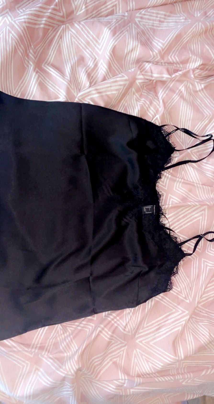 Black lingerie top