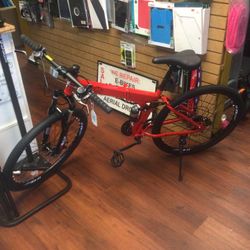 Folding Mountain Bike, 26 inch Tires (New)