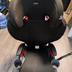 Britax booster seat with high back. Adjustable height