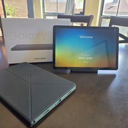 Samsung Galaxy Tab A9+ 11" Tablet (64GB, Wi-Fi) – Like New with Book Cover