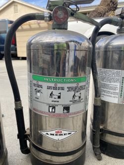 Fire Extinguisher Stainless Steal