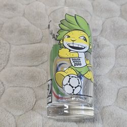 Collectible 2010 South Africa FIFA World Cup Zakumi Glass Cup