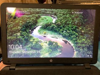 HP 15 Notebook 15 in. Touchscreen Laptop with dvd drive, Windows 10, built-in webcam, MS Office, bunch of USB ports, like new