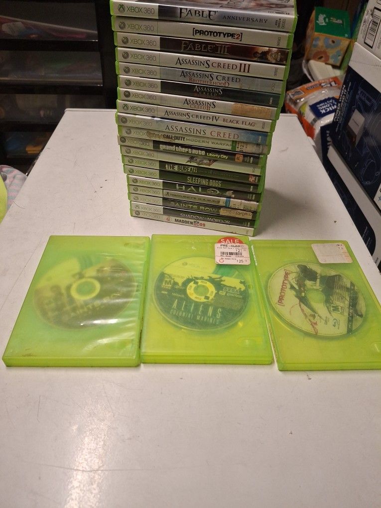 Xbox 360 Game Lot