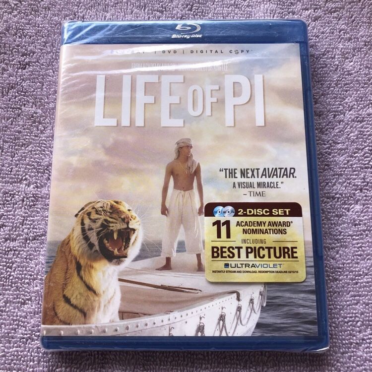 Life Of Pi Blu-Ray And DVD (SEALED)