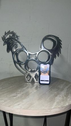 Vintage Farmhouse Rooster Wine Rack/Holder!!