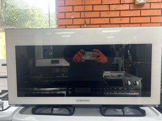 SAMSUNG OVER RANGE MICROWAVE (READ DESCRIPTION 
