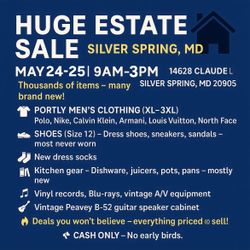 ESTATE SALE – Don’t Miss Out! 🎨🎵📦