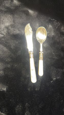 Antique Spoon And Knife