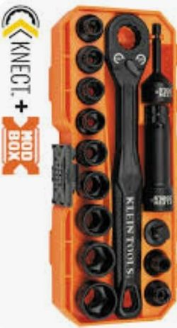Klein Tools Socket Wrench Set with Case