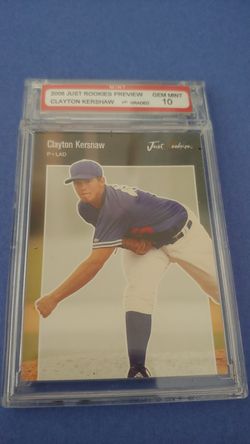 Clayton Kershaw Rare Rookie Mint 10